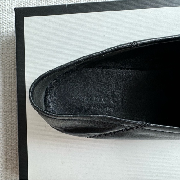 Gucci Black Leather Loafers - Picture 7 of 14
